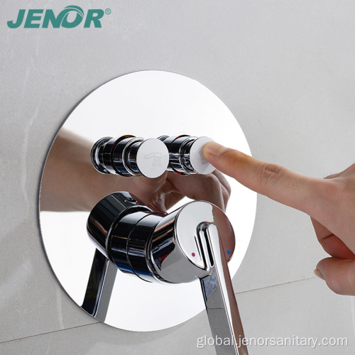 3 Function Concealed Shower Faucet Square Concealed Hot and Cold Waterfall Shower Faucet Factory